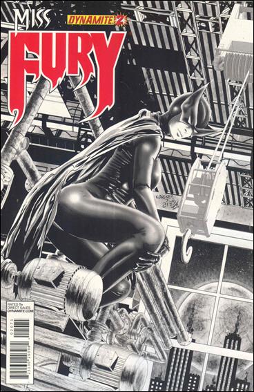 Miss Fury (2013) issue 2-G Wagner Reis Black & White 1:35 Cover
