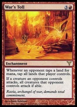 Magic the Gathering: Dissension (Base Set) card 77 War's Toll