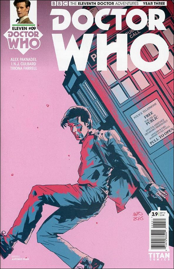 Doctor Who: The Eleventh Doctor Year Three issue 9-C Antonio Fuso Cover