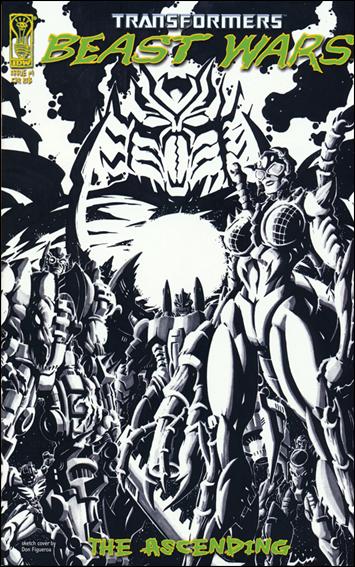 Transformers: Beast Wars: The Ascending issue 4-D Don Figueroa 1:20 Retailer Incentive Sketch Cover