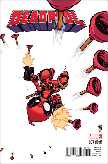Deadpool (2016) issue 7-D Skottie Young Baby Cover