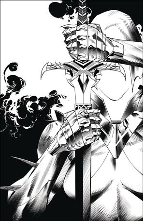 Once & Future issue 24-B Dan Mora 1:10 Black & White Virgin Cover