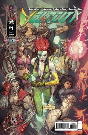 Velocity (2010) issue 1-D Michael Broussard Baltimore Comic-Con Cover