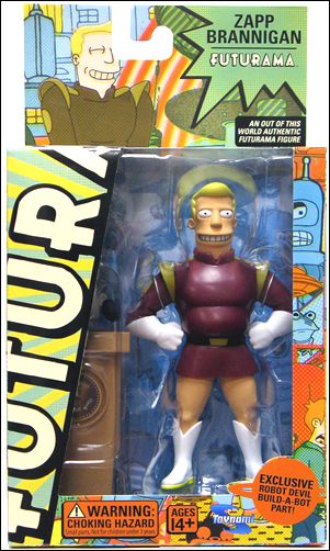 Futurama (Robot Devil Build-a-Bot Series) figure 4 Zapp Brannigan 