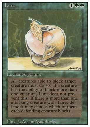 Magic the Gathering: Revised (Base Set) card 212 Lure