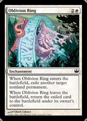 Magic the Gathering: Duel Decks: Knights vs. Dragons (Base Set) card 34 Oblivion Ring