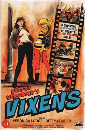 Betty & Veronica: Vixens issue 1-B Robert Hack Cover