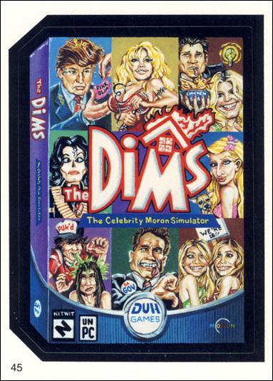 Wacky Packages All-New: Series 2 (Base Set)  card 45 The Dims