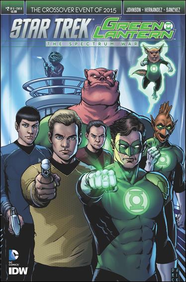 Star Trek/Green Lantern (2015) issue 2-B Darick Robertson Cover