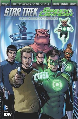 Star Trek/Green Lantern (2015) issue 2-B Darick Robertson Cover