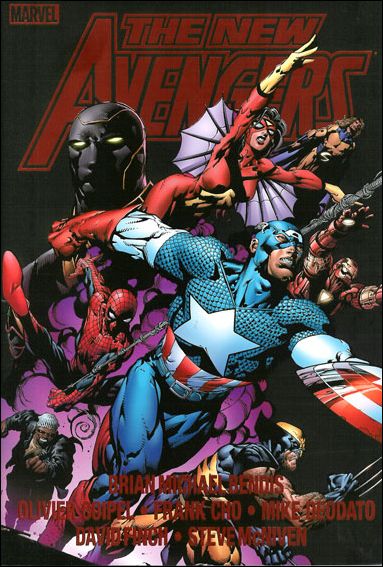 New Avengers (2007) issue 2 Direct Market Dust Jacket