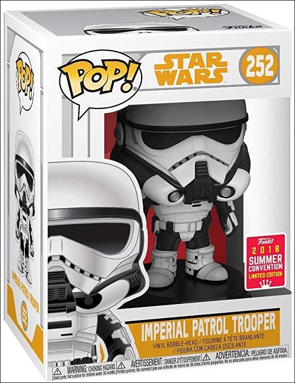 POP! Star Wars figure 252-B Imperial Patrol Trooper 2018 Summer Con Exclusive