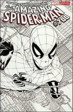 Amazing Spider-Man (1963) issue 700-G Joe Quesada 1:150 Wraparound Sketch Cover