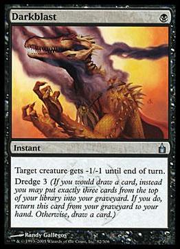 Magic the Gathering: Ravnica (Base Set)  card 82 Darkblast