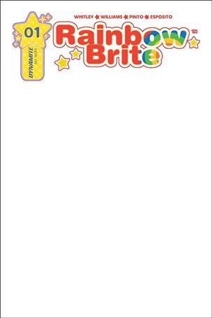 Rainbow Brite issue 1-D Blank Authentix Cover