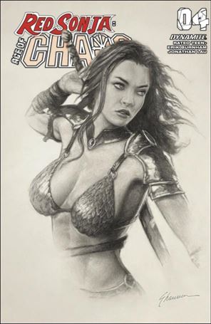 Red Sonja: Age of Chaos issue 4-X Shannon Maer Frankies Comics Cover 1/3000