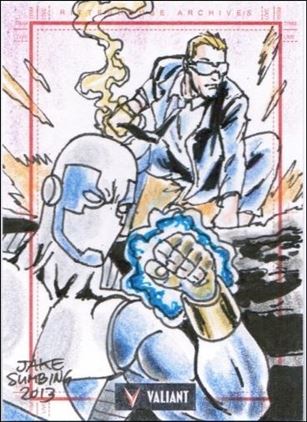 2013 Valiant Comics Preview Trading Card Set (Sketch Card Subset) card JSu-04