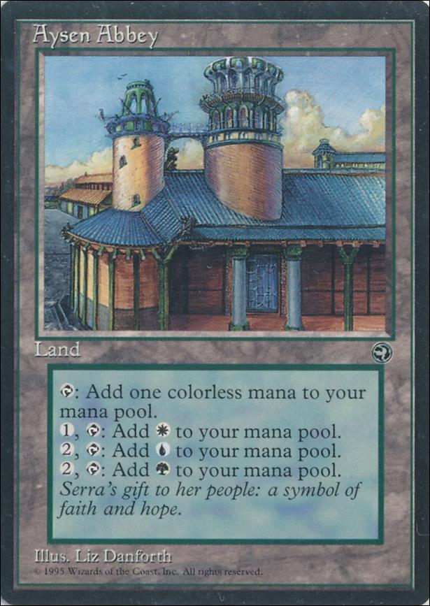 Magic the Gathering: Homelands (Base Set) card 112 Aysen Abbey