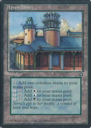 Magic the Gathering: Homelands (Base Set) card 112 Aysen Abbey