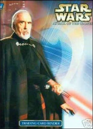 Star Wars: Attack of the Clones UK card 3-B Binder - Count Dooku