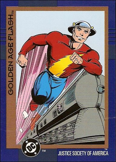 DC Cosmic Teams (Base Set) card 51 Golden Age Flash