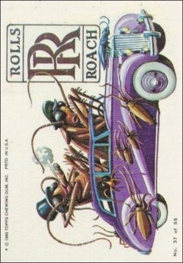 Weird Wheels (Base Set) card 37 Rolls Roach