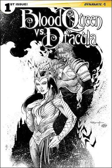 Blood Queen vs Dracula issue 1-G Ardian Syaf 1:25 Black & White Cover