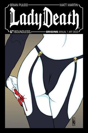 Lady Death Origins Annual issue 1-C Art Deco Cover 1:3