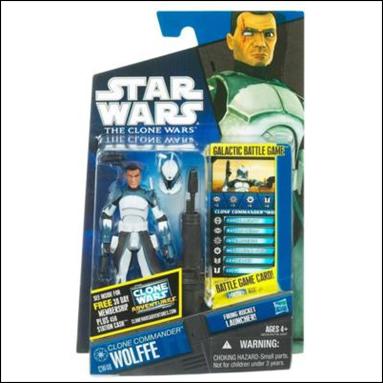Star Wars: The Clone Wars Collection 3 3/4" Figures (2010) figure CW48 Clone Commander Wolffe