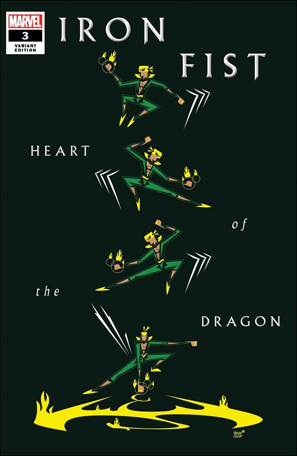 Iron Fist: Heart of the Dragon issue 3-B Jeffrey Veregge Cover