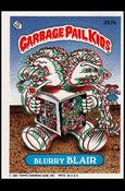 Garbage Pail Kids: Series 09 (Base Set) card 357b Blurry Blair