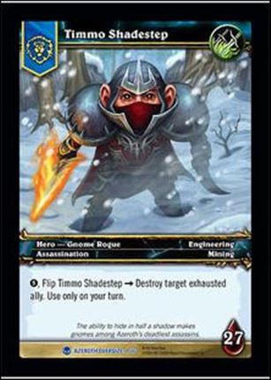 World of Warcraft: Heroes of Azeroth (Oversized Hero Subset) card 7 Timmo Shadestep