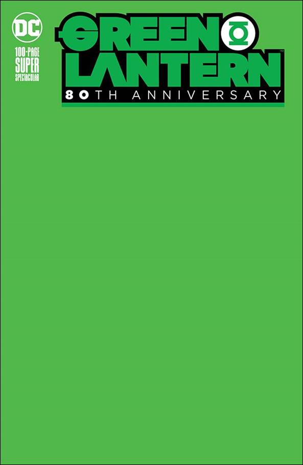 Green Lantern 80th Anniversary 100-Page Super Spectacular issue 1-J Green Blank/Sketch Cover