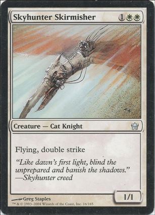 Magic the Gathering: Fifth Dawn (Base Set) card 16 Skyhunter Skirmisher