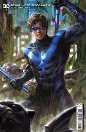 Titans United: Bloodpact issue 3-B Derrick Chew Cardstock Cover