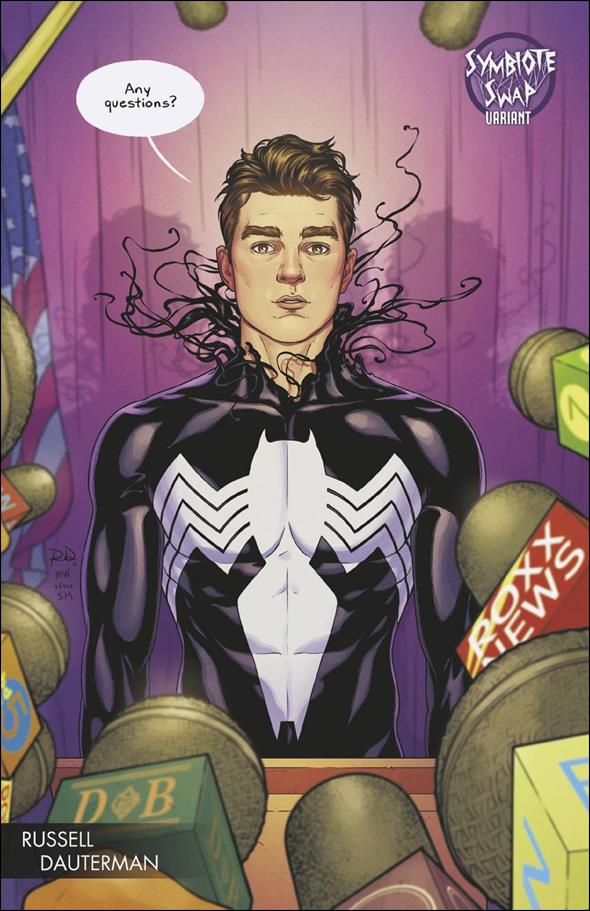 Symbiote Spider-Man: Alien Reality issue 1-C Russell Dauterman Young Guns "Symbiote Swap" Cover