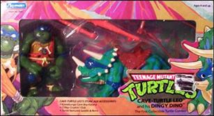 Teenage Mutant Ninja Turtles: Cave Turtles figure 1 Cave Turtle Leo and his Dingy Dino