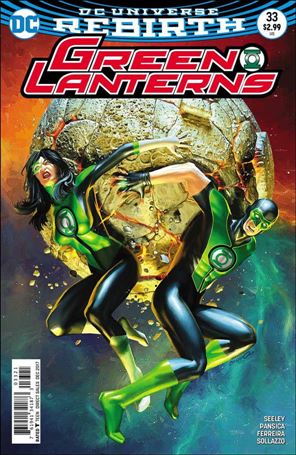 Green Lanterns issue 33-B Brandon Peterson Cover