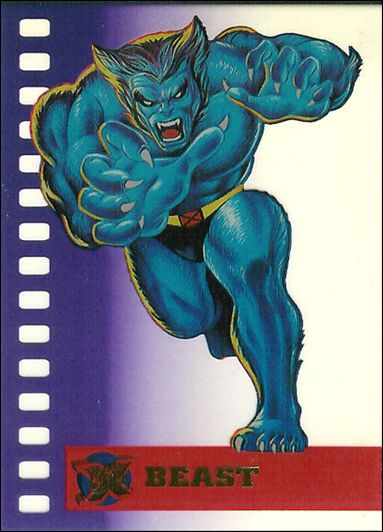 1995 Fleer Ultra X-Men (Suspended Animation Subset) card 1 Beast