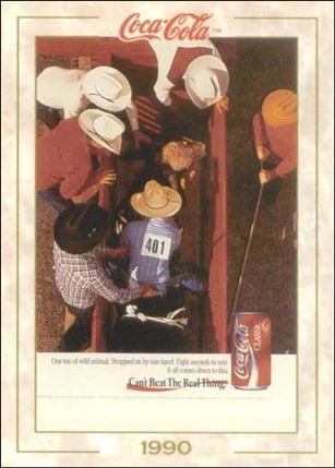 Coca-Cola Collection Series 1 (Base Set) card 97 Can't Beat The Real Thing 3