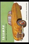 World on Wheels (Base Set) card 126  Triumph Streamlined Roadster