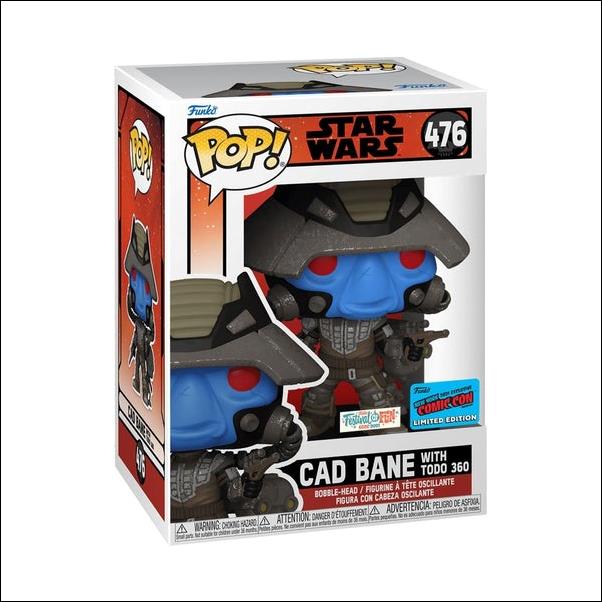 POP! Star Wars figure 476 Cad Bane with Todo 360