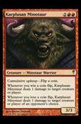 Magic the Gathering: Coldsnap (Base Set) card 86 Karplusan Minotaur
