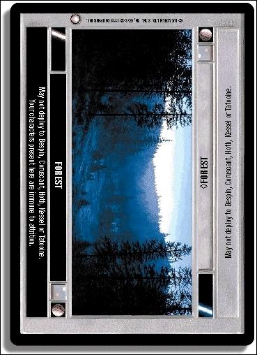 Star Wars: Special Edition Limited (Base Set) card 119 Forest