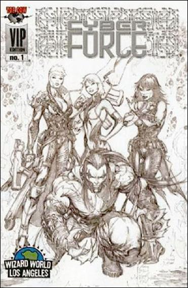 Cyberforce (2006) issue 1-E Wizard World Los Angeles VIP Sketch Cover