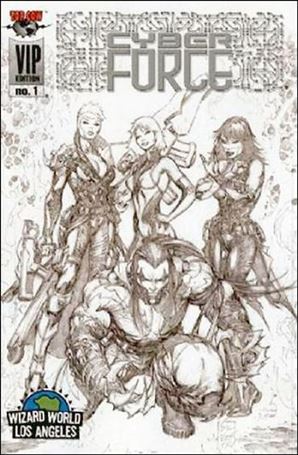 Cyberforce (2006) issue 1-E Wizard World Los Angeles VIP Sketch Cover