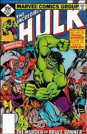 Incredible Hulk (1968) issue 227-B Whitman Cover