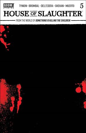 House of Slaughter issue 5-C Blank Sketch Cover