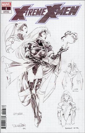 X-Treme X-Men (2022) issue 1-F Salvador Larroca 1:10 Design Cover