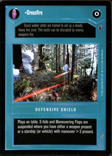 Star Wars: Reflections III (Base Set) card 36 Crossfire